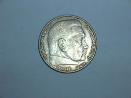 ALEMANIA 2 MARCOS PLATA 1938 A (Hindenburg) (3270) - 2 Reichsmark
