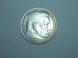 ALEMANIA 2 MARCOS PLATA 1938 B (Hindenburg) (3271) - 2 Reichsmark