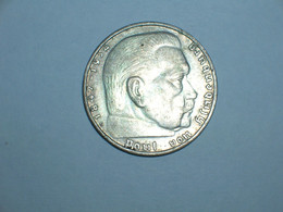 ALEMANIA 2 MARCOS PLATA 1939 G (Hindenburg) (3278) - 2 Reichsmark