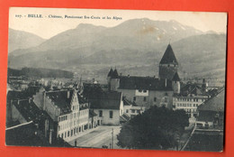 ZLF-20  Bulle Château, Pensionnat Sainte-Croix Et Les Alpes.  Circulé 1913, Savigny 207 - Bulle