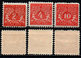 POLONIA - 1919 - CIFRE - MH - Strafport
