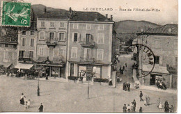 07 LE CHEYLARD VIVARAIS CEVENNES ARDECHE RUE PLACE - Le Cheylard