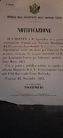1855 VENEZIA -  DAZI  SUL FRUMENTO - Décrets & Lois