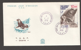 1977  Otarie  10fr  PA 51 - FDC