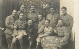 CARTE PHOTO ALLEMAGNE "Mayence 1919" - Mayen