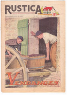 RUSTICA. 1950. N°37 Vendanges - Jardinería