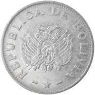 Monnaie, Bolivie, Boliviano, 1987, TB+, Stainless Steel, KM:205 - Bolivie