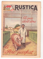RUSTICA. 1953. N°4. Ce Que Doit être Le Porc Parfait - Jardinería