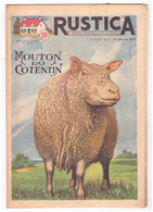 RUSTICA. 1954. N°3. Mouton Du Cotentin - Jardinería