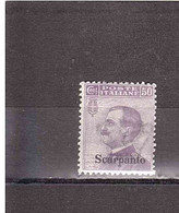 CENT 50 VITTORIO EMANUELE III - Egeo (Scarpanto)