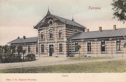Old Postcard Pucioasa Gara - Rumänien