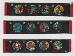 Toverlantaarn Glazen Strips - Glass Magic Lantern Slide Pictures - Plaque De Verre Lanterne - Plaques De Verre