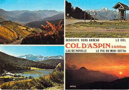 65 - Route Des Cols - Descente Vers Arreau - Le Col D'Aspin - Le Lac De Payolle - Le Pic Du Midi - Multivues - Andere & Zonder Classificatie