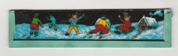 Toverlantaarn Glazen Strips - Glass Magic Lantern Slide Pictures - Plaque De Verre Lanterne (sneeuw-snow) - Plaques De Verre