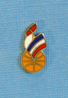 1 PIN'S // ** COQ SPORTIF TRICOLORE / FÉDÉRATION FRANÇAISE DE BASKET BALL ** - Basketball