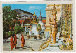 A Part Of Wat Phra Keo, Tourists Know As Temple Of Emerald Buddha, Bangkok  -  (Thailand) - Thaïlande