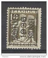 BELGIE - OBP Nr PRE 306 A  - "BRUSSEL 1936" - Typo - Ceres - Préo/Precancels - (*) - Typos 1932-36 (Cérès Und Mercure)