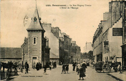 Douarnenez * La Rue Duguay Trouin * Hôtel De L'europe * Bureau De L'octroi * Attelage - Douarnenez