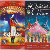 MONACO PROGRAMME 2010 34  FESTIVAL DU CIRQUE - Programma's