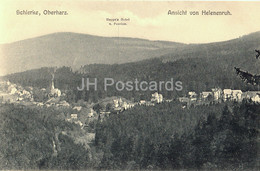 Schierke - Oberharz - Ansicht Von Heleneruh - Hoppe's Hotel U Pension - Old Postcard - Germany - Used - Schierke