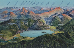 Panorama Vom Schliersee - 4705 - Old Postcard - Germany - Unused - Schliersee