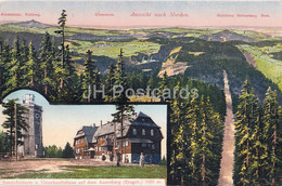 Aussichtsturm U Unterkunftshaus Auf Dem Auersberg - Erzgeb 1020 M - 2417 - Old Postcard - Germany - Unused - Eibenstock