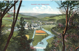 Aussicht Vom Kunnerstein - Berg Restaurant Kunnerstein - Augustusburg - 33413 - Old Postcard - Germany - Unused - Augustusburg