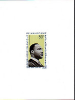 Mauritanie Mauritania 0351 Mi A 082 Y, Epreuve De Luxe, Martin Luther King, Apôtre De La Paix, USA, Prix Nobel, écrivain - Martin Luther King