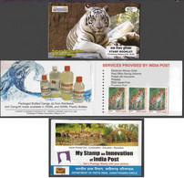 India 2017  White Tiger  BILASAPEX P&T Issued  Stamp Booklet  #  32016 D  Inde Indien - Zonder Classificatie