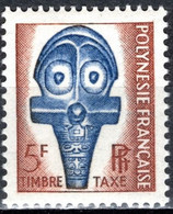 POLYNESIE -  Masque - Timbres-taxe