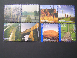 AUSTRALIA 2005 Set World Heritage Australia-UK  MNH. - Otros & Sin Clasificación