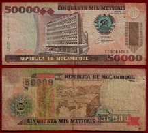 MOZAMBIQUE BANKNOTE - 50.000 METICAIS 1993 KM#138 USED (NT#01) - Mozambique