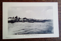 Dahomey - Carte Postale Ancienne - Cotonou - Petit Port Lagunaire - Dahomey