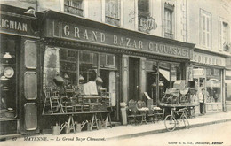 Mayenne * Devanture Du Grand Bazar CHOUASNET * Coiffeur Salon Coiffure * Commerce Magasin BAZAR - Mayenne