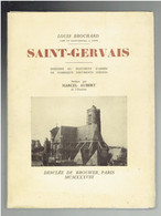 SAINT GERVAIS 1938 HISTORIQUE DU MONUMENT PAR SON CURE LOUIS BROCHARD SAINT GERVAIS SAINT PROTAIS A PARIS 4° - Parigi