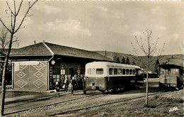 Lacaune Les Bains * La Gare * Autorail Train Wagon * Ligne Chemin De Fer Du Tarn - Autres & Non Classés