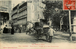 Castres * La Place Soult * Entrée De La Rue Villegoudon * Café Esplanade CHARLES - Castres