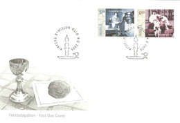 Norway Norge 2005  150th Anniversary Of The Church City Mission  Mi  1523-1524  FDC - Briefe U. Dokumente