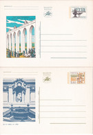 PORTUGAL - 1980/1981 - ENTIER POSTAL - BILDPOSTKARTE - 2 CP ILLUSTREES ! - Postal Stationery