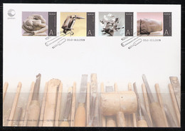 Norway Norge 2009 Norwegian Art (III): Sculptures., Mi 1700-1703  FDC - Covers & Documents