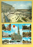 BELGIQUE . BELGIË . BRUXELLES . BRUSSEL . " EXPOSITION 1958 " & " MULTI-VUES " . 2 CPM - Réf. N°29081 - - Lotti, Serie, Collezioni