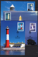 Australia 2002 Lighthouses Set Of 4 Maximum Cards, SG 2187/90 - Mint Stamps