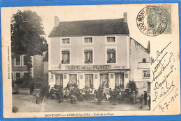 21 -  Côte D'Or - Montigny Sur Aube - Cafe De La Place (N3614) - Otros & Sin Clasificación