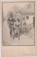 Illustrateur Scolik, Charles  1899   Couple  Balade à Vélo. - Scolik, Charles