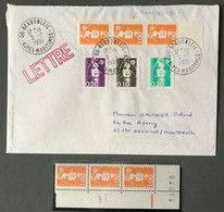 France Briat 2620 Sur Enveloppe TAD BEAUSOLEIL 5.2.1991 + Une Bande - (B3898) - 1961-....