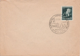 POLOGNE FDC 1954 CHOPIN - Maschinenstempel (EMA)