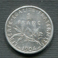 1 FRANC SEMEUSE ARGENT 1904 TTB - H. 1 Franc