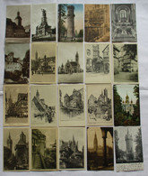 126167/ 100 Ansichtskarten Ortschaften Ulm, Kulmbach, Oybin, Werl, Trier Usw. - 100 - 499 Cartes
