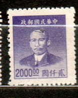 CHINE Sun Yat Sen 1946 N°729 - Neufs