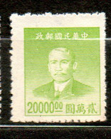 CHINE Sun Yat Sen 1946 N°740 - Neufs